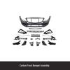 W205 Mercedes-Benz C-Class Coupe C260L to C63 AMG/C65 Wide Body Kit: Front & Rear Bumpers