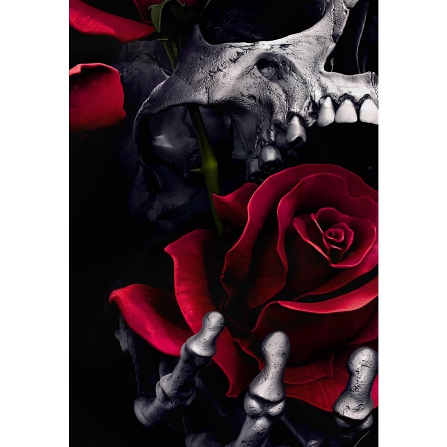 Short Sleeve Plus Size Summer Tee Men Outfit Red Rose Skull Head 3d Print T Shirts Mens Casual Sportwear T Shirt Male