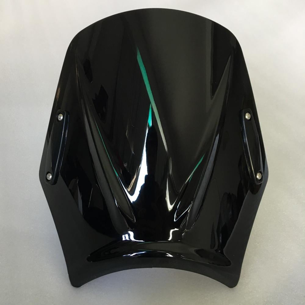 

WindScreen Screen Double Bubble Wind Windshield For BMW G650 X-COUNTRY R NINE T PURE SCRAMBLER URBAN G/S R1200R R18 S1000R чорний