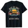 Unique Vintage 41th Birthday Gift Best of 1982 TShirt Unisex O Neck Cotton T Shirt Top Tees Harajuku Streetwear Brand Unisexs Tshirts