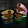 1 Pc Luminous Navy Hat Holiday Party Hat Men Women Decor Headgear Hat Glow The Dark