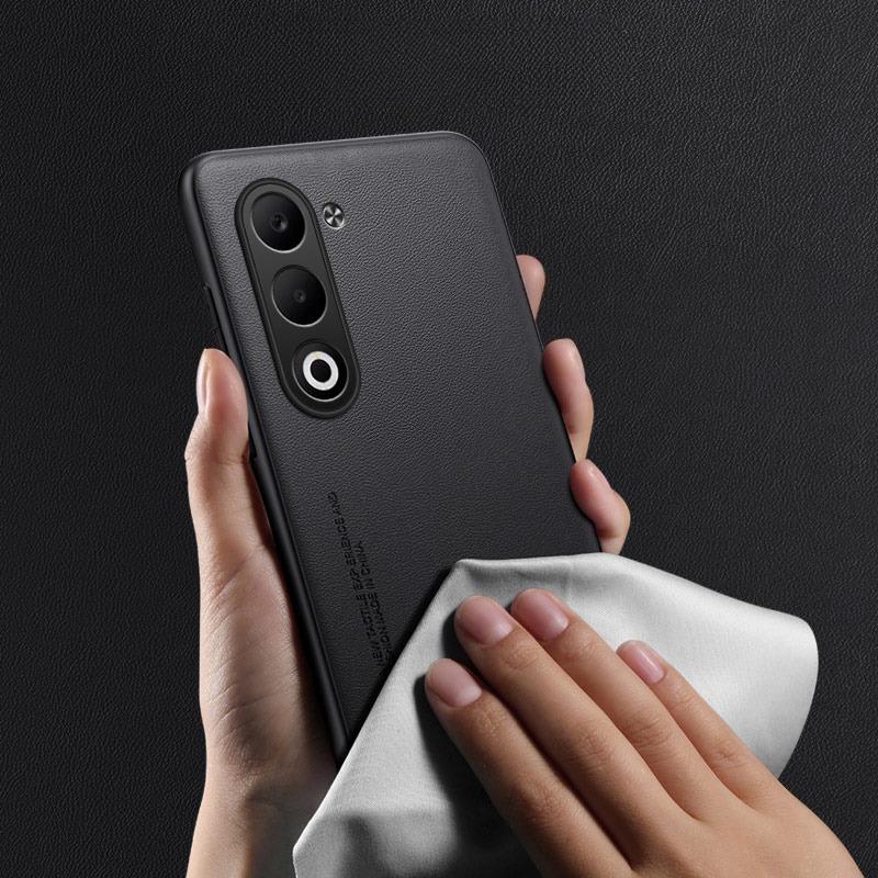 Case for OPPO A5 Carbon Fiber PU Leather Cover for OPPO A5X A5 Pro A3X A3 A2 A1 A80 A60 A40 Matte Anti-Shock Plain Cases Bumper