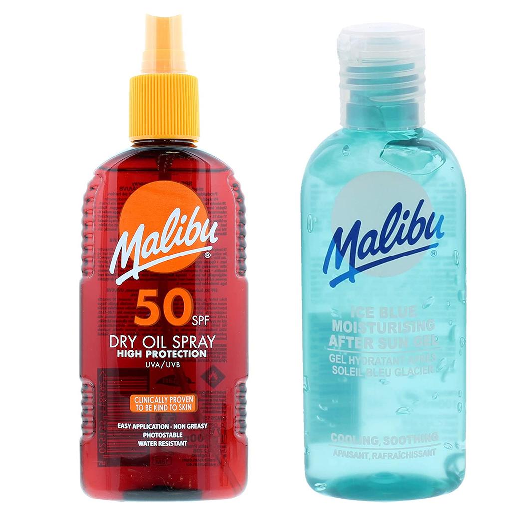 Malibu SPF50 Bronzing Oil 200ml + Gel After Tanning 100ml