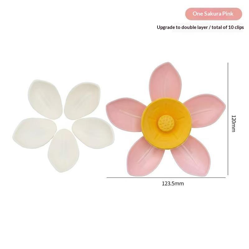 Magnetic Fridge Magnet Seal Clip, Petal Sealing Clip, Magnetic Fridge Sticker, Snack Clip, Flower Decoration