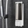 CHUANGDIAN Manual Hand Soap Dispenser Wall Mount Liquid Shampoo Shower Gel Dispenser Hand Cleanser Washroom Lotion Dispenser for Bathroom Restroom Ho