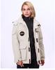 Unisex Plus Size Waterproof Windproof Mountain Coat with Cotton Liner