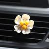 Car Air Vent Perfume Clip Pearl Flower Car Interior Decoration Gift