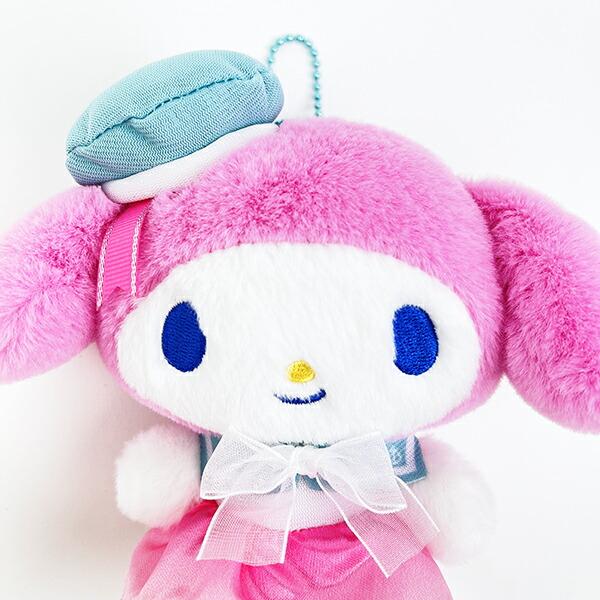 Sanrio My Melody Plush Mascot Keychain Sherbet Marine Series Sanrio