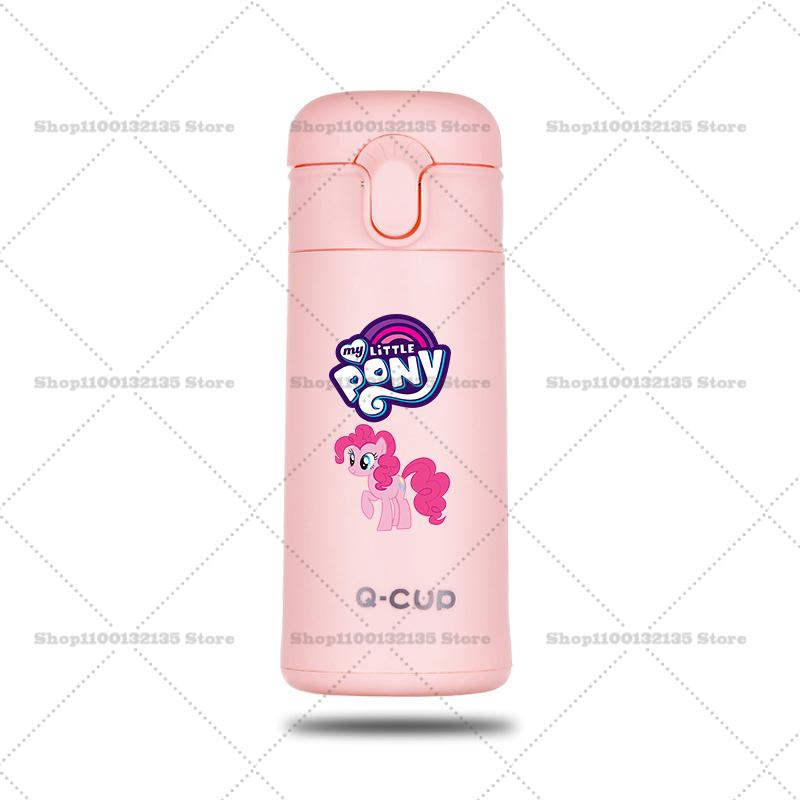 My Little Pony Water Bottles Kawaii Cartoon Print Glass Girl Outdoors Sports Large Capacity Cups Birthday Gift 400ml Kid Friendly Entertaining Fun
