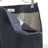 Unused IENA Made In Japan Long Length Rigid Denim Skirt 38 Navy System Women Used