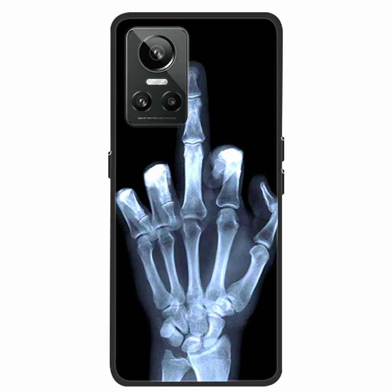 Mobilskal För Realme GT Neo3 Fodral Svart Silikon Mjuk Baksida För Realme GT Neo 3 Mobilskal Fodral RealmeGT G T Neo 3 Coque