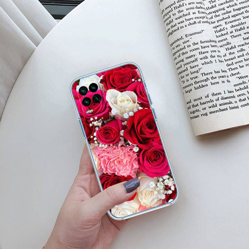 MH131 Roses Flower Case for Motorola E7 G6 G7 G8 G9 Plus Power Play G10 G20 G04 E30 E40 E22 E20 E13 E15 G22 G23 G05 G75 G35 G55