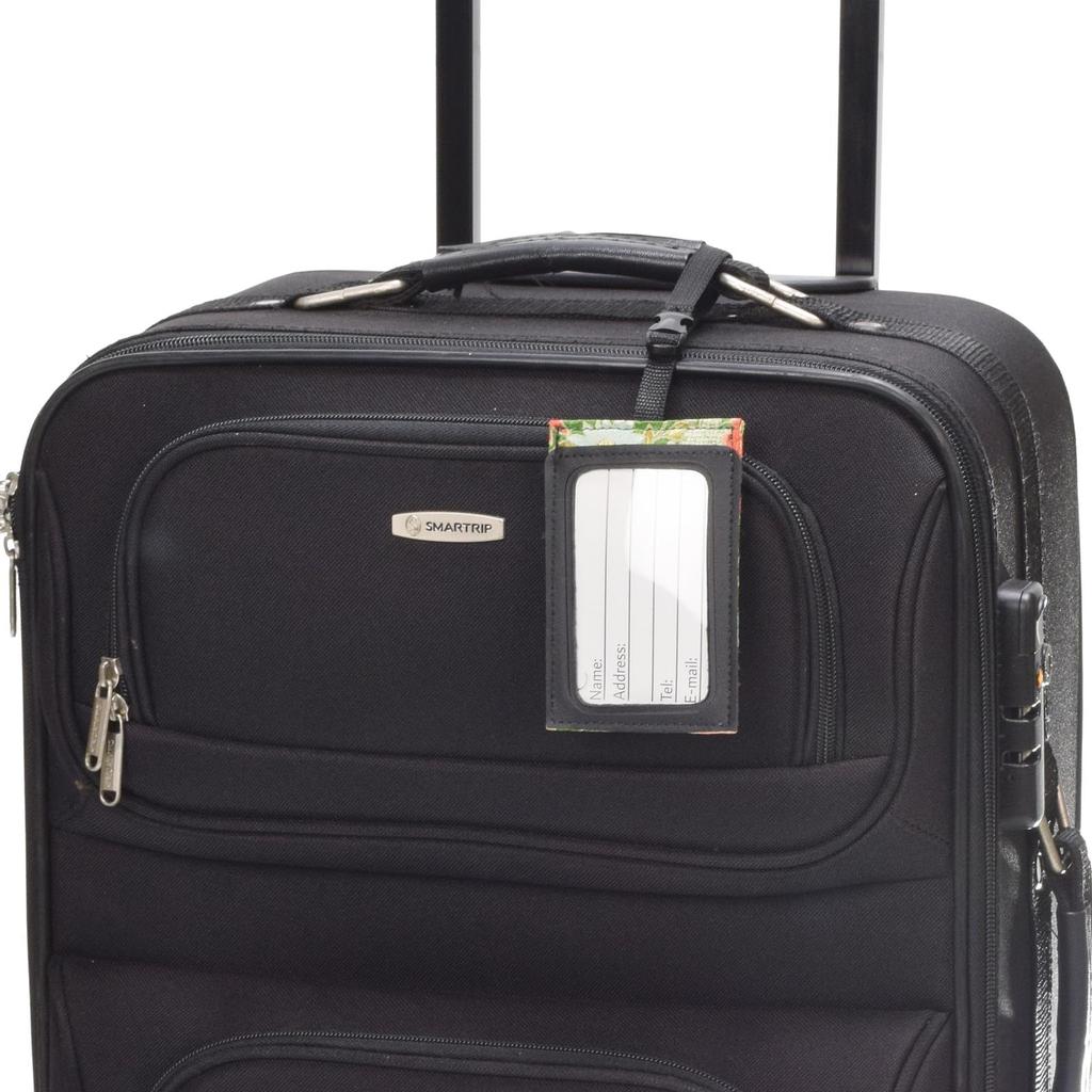 Funs Bagaż Podróżny Nazwa Japońska Walizka Wyprodukowano w Metka, Metka, Wzór, Metka, Japonia, Piwonia, Zielony, VFS-561112GN