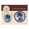 Touken Ranbu ONLINE Katanako Danshi 1st Anniversary Can Badge Set 01: Mikazuki Munechika