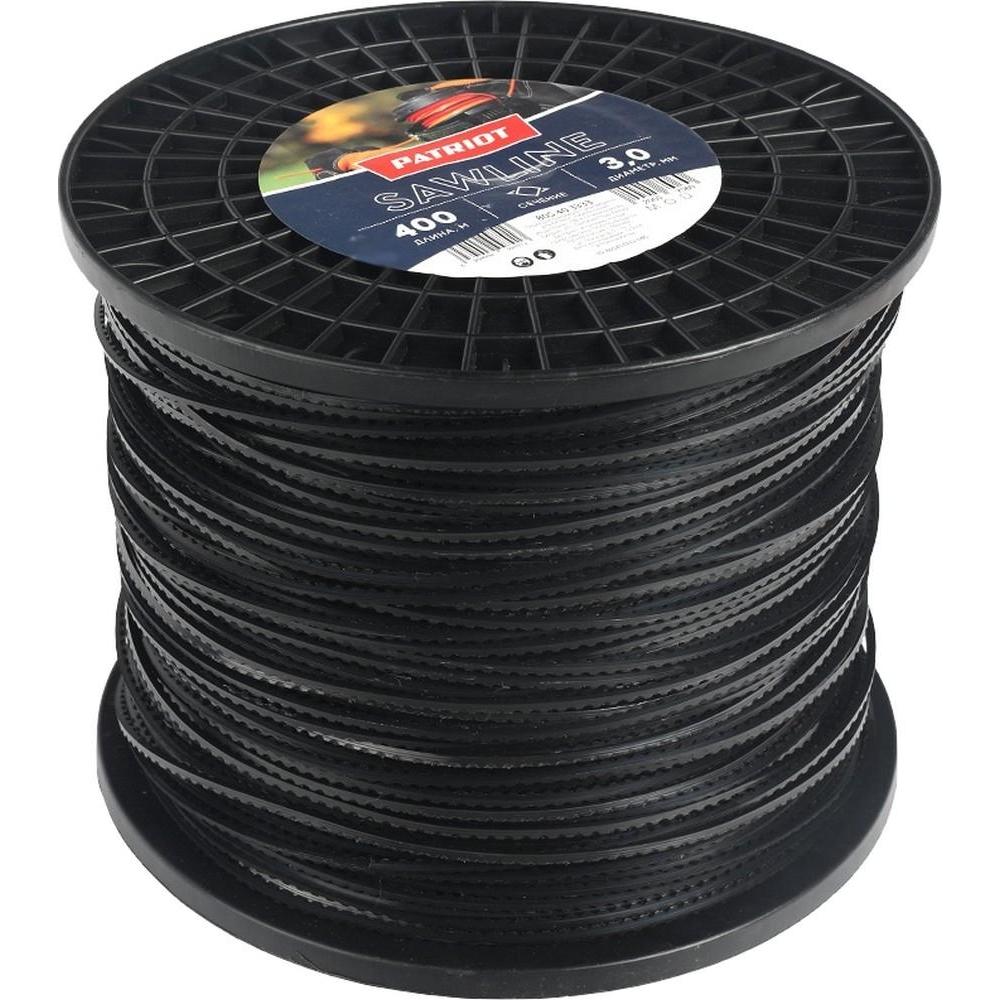 

Триммерная леска Patriot Sawline D 3 0 мм L 400 м