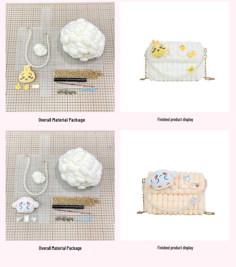 Pacha Dog Hand-Knitted Bag DIY Kit – Self-Made Fashionable Gift for Girlfriend