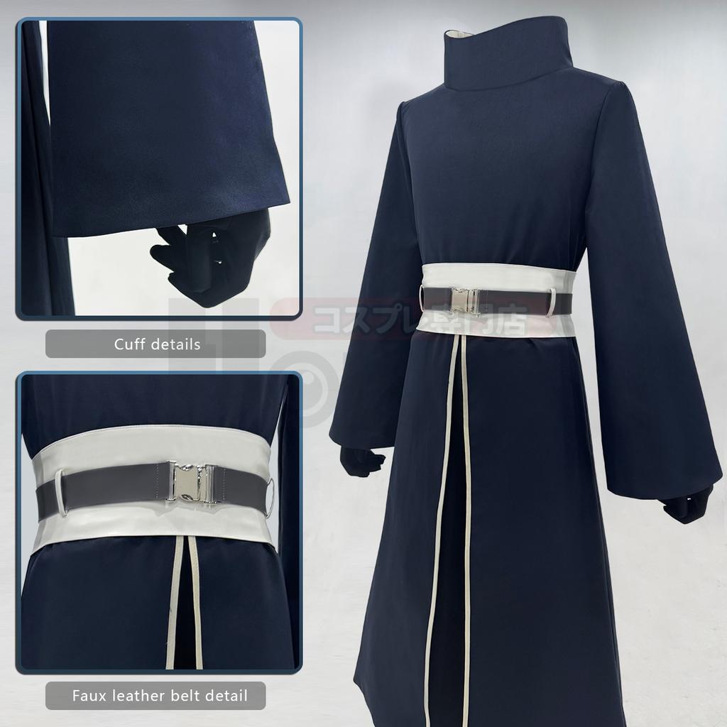 HOLOUN Costume Cosplay Anime Uchiha Obito Cappotto Pantaloni Elasticizzati Cintura Guanti Regalo Convention Cosplay Versione Adulta Unisex