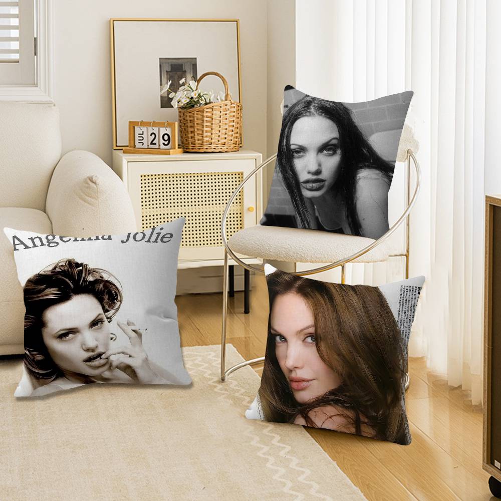 Actor Star Angelina Jolie Pillow Anime Pillow Sofa Bed Head Pillow Cover Cushion Cover x cm Fashion