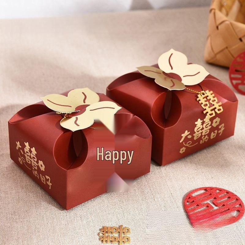 Elegant Chinese Style Wedding & Birthday Candy Box