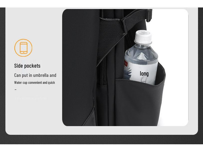 Men's Cross-Border Outdoor Fashion Water-Repellent Casual Backpack for Travel & School