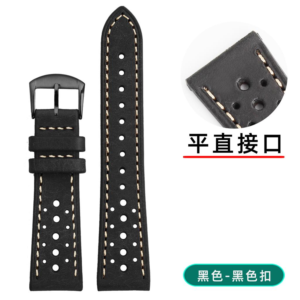 Handmade PUEBLO Italian Cowhide strap 18 19 20 21 22MM for Omega Longines Rolex Soft Retro breathable Genuine leather Watch band