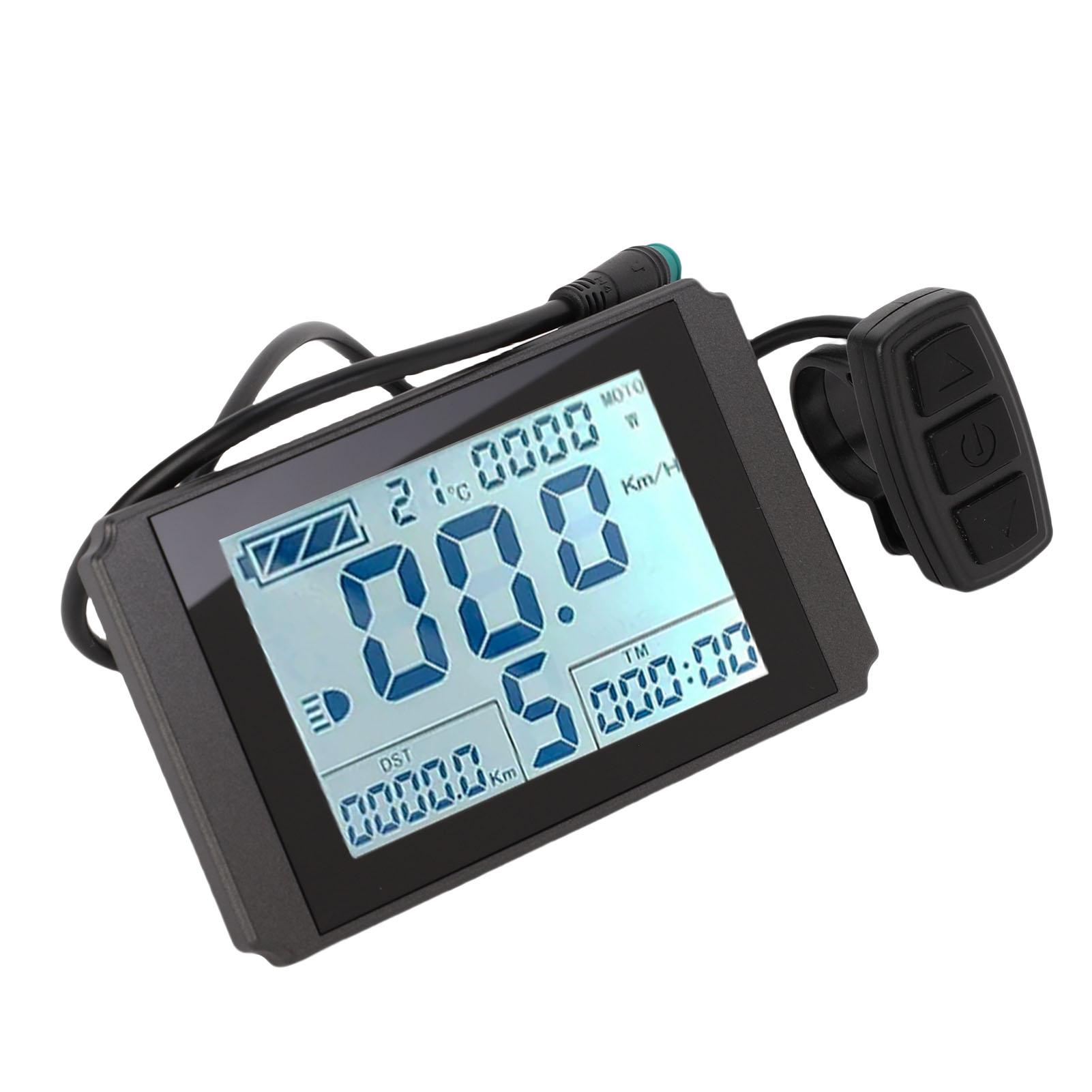 

Электрический ЖК-дисплейный метр Электрический самокат ЖК-дисплей Панель управления с 5-жильным водонепроницаемым проводом для 22,2 мм