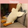 Huge 19.7/35.4/51.2in White Goose Plush Sleeping Toy Cushion For Kids