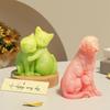 Dog Statue Silicone Candle Molds Food Safe Silicone Temperature Resistant for Resin Casting Candle Soap Home Decoration