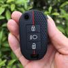 For Citroen C3 C4 Cactus C6 C8 For Peugeot 208 308 408 508 2008 3008 4008 5008 3 Buttons Silicone Car Flip Key Case Cover Shell