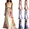 Women's Printed Long Dress Elegant Party Vacation Maxi Dress for