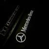 Auto Carpet Lamp AMG Logo Light Angel Wing For Mercedes-Benz C Class W205 E Class W213 GT Welcome Door Rearview Mirror Car Decor
