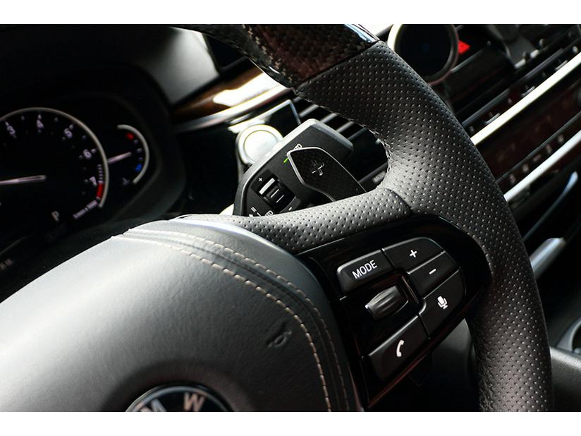 Compatible BMW G F Chassis Shift Paddles: Carbon Fiber Magnetic for M2, M3, M4, X3, X4, X5, X6 Series.