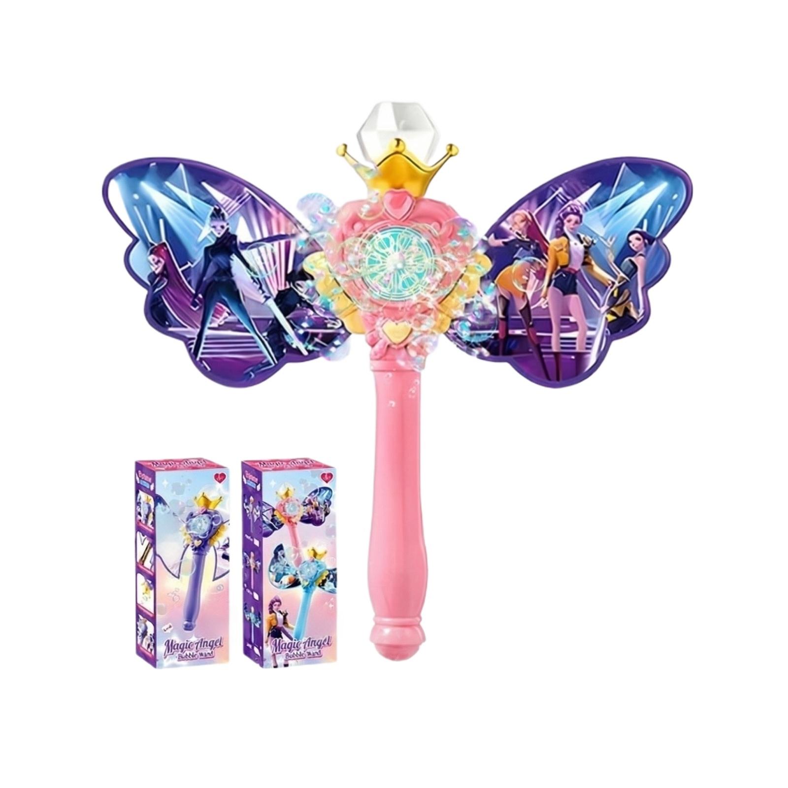 

Bubble Wands - Interactive Lighted Automatic Bubble Machine Toy For Boys And Girls One Size