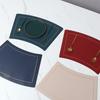 Scalloped Leather Placemat Table Mat Oil-Water-Proof And Heat-Insulating Household PU Table Coasters Kitchen Device Sets