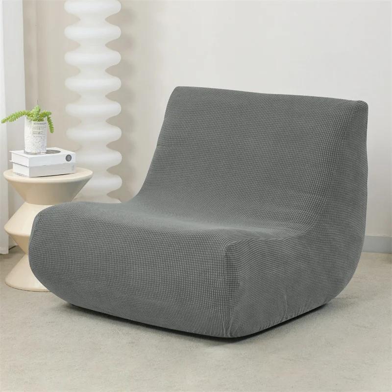 Elastic Polar Fleece Strench Sofa Covers Solid Color Stretch Relax Chair Slipcovers Single Lounge Couch Protectors Cover