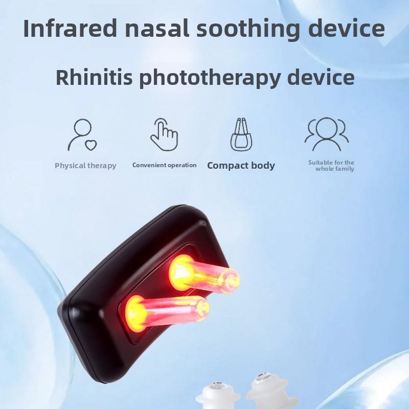 Ergonomic  Wearable Nasal Comfort Device – Reusable Portable Infrared Warmth for Gentle Breathing Support