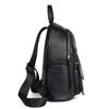 Womens Genuine Leather Backpack Large Capacity Everyday Bag With Zip Multi-Pocket Design