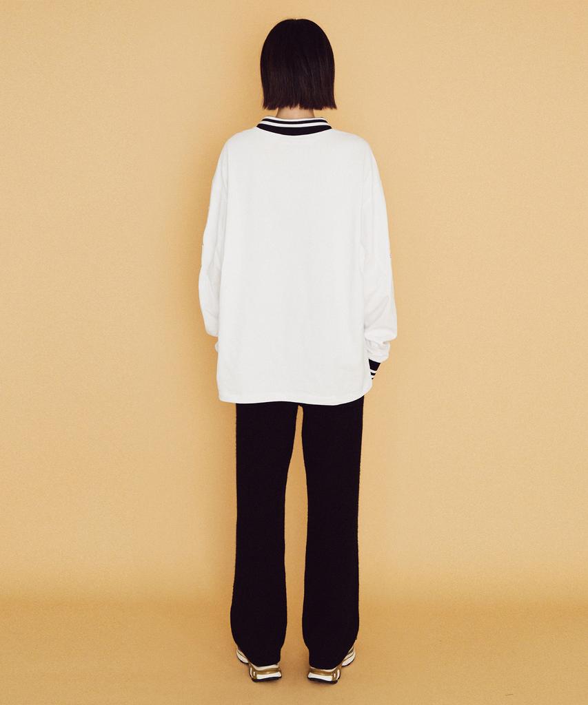 MAYOL Wow Collared T-Shirt_White