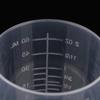 10Pcs 60Ml Measuring Cup Transparent Plastic Scale Beaker Cups Lab Graduated Liquid Container Without Handle Kitchen Baking Tool