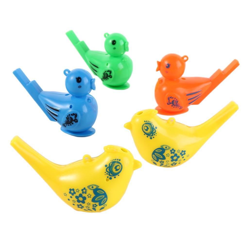 5PCS Funny Water Bird Whistle Drawing Musical Toy Musical Instrument Party Whistles  Early Learning