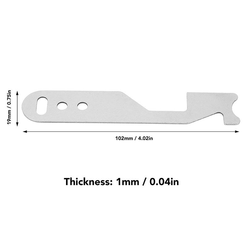 Protipožární nástroj z nerezové oceli Multifunkční dveřní šev Manuální hasičský otvírač zámku Ruční