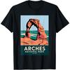 Arches National Park Vintage Camping Hiking Men Women Kids T-Shirt