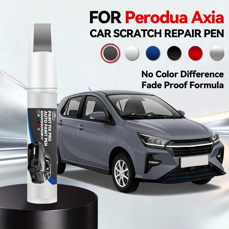 OPRTAMG Purpose Vehicle Car Paint Repair Pen For 2014-2025 PERODUA AXIA Paint Scratch Repair Accessories Blue B89 Black 209 Silv