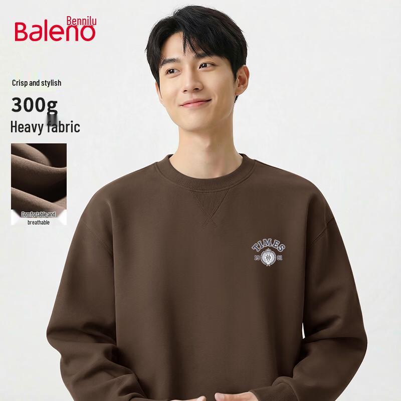 Baleno Men s Spring Heavyweight Crew Neck Sweatshirt 4XL