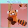 Plush Raccoon Keychain With Pulling Tail Design For Backpack Decor And Collectors