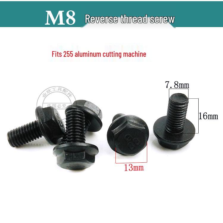 Electric Chainsaw Hex Nut and Screw Cap Set with Aluminum Pressure Plate
