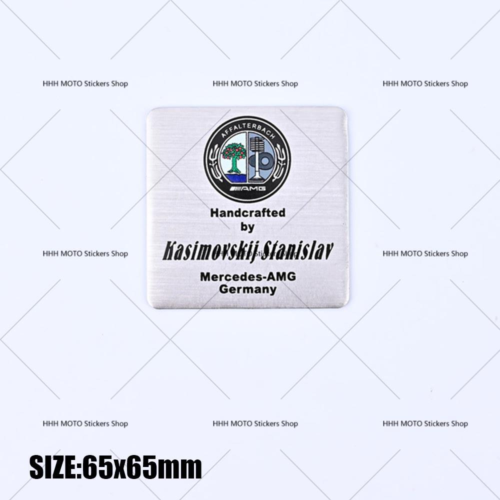 

Car Engine Sticker AFFALTERBACH Nameplate Label Emblem Sticker for Mercedes Benz AMG Maybach W205 W213 W166 W177 W463 W464 CLA