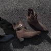 Mid Heels Women Pointed Toe Short Boots Designer Elegant 2025 New Shoes Winter Chelsea Classical Ankle Boots Dress Buckle Pumps