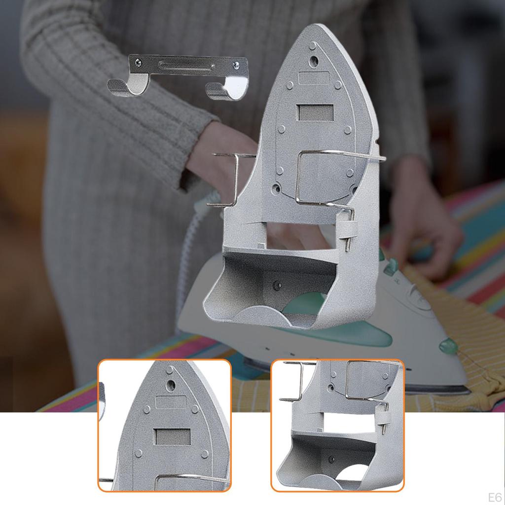 Ironing Board Hanger Rack Lightweight Compact Easy to Install Storage Organizer Wall