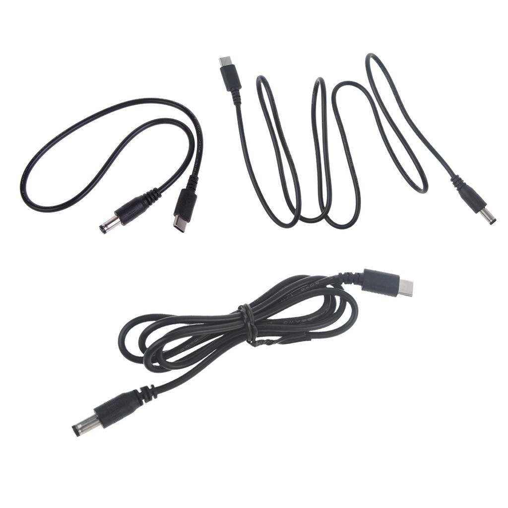 USB C auf DC5.5x2.1mm Stromkabel unterstützt 5V3A USB C Stecker auf DC5521 Stecker Ladekabel für Router Kameras